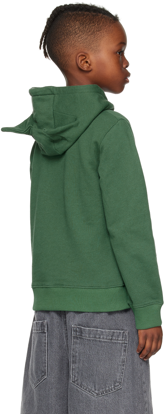 Charles Jeffrey Loverboy Ssense Exclusive Kids Green Lost Boys Hoodie In Forest Green
