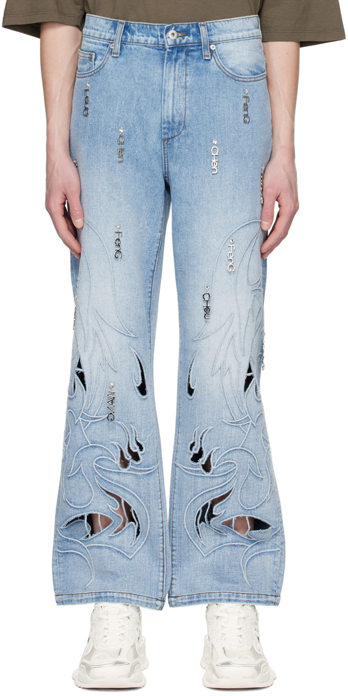 Feng Chen Wang jeans for Men   SSENSE