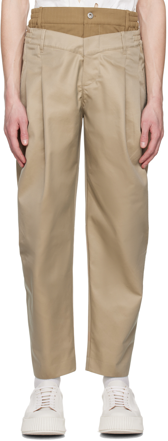 SSENSE Exclusive Khaki Trousers