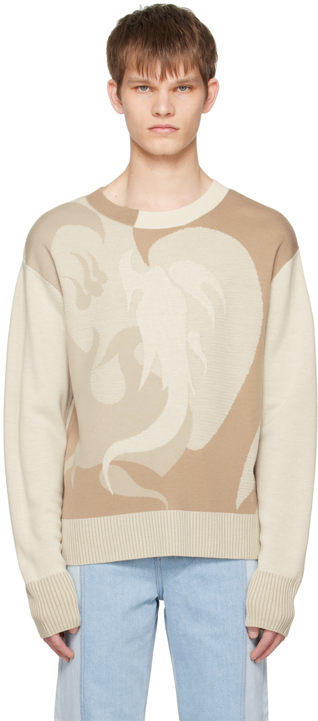 Beige Phoenix Sweater