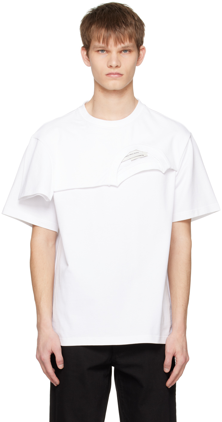 White Double Collar T-Shirt