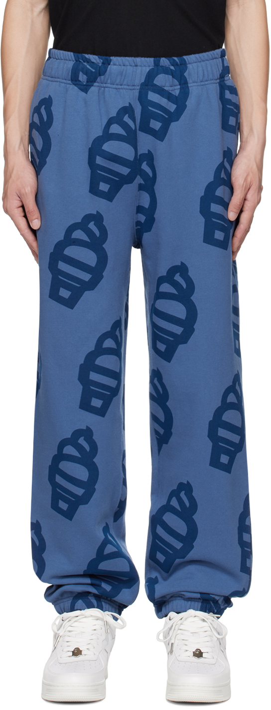 Icecream Blue Soft Serve Lounge Trousers In Navy