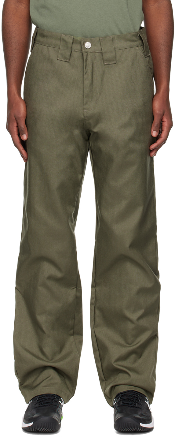 Affxwrks Green Duty Trousers In Green Ripstop