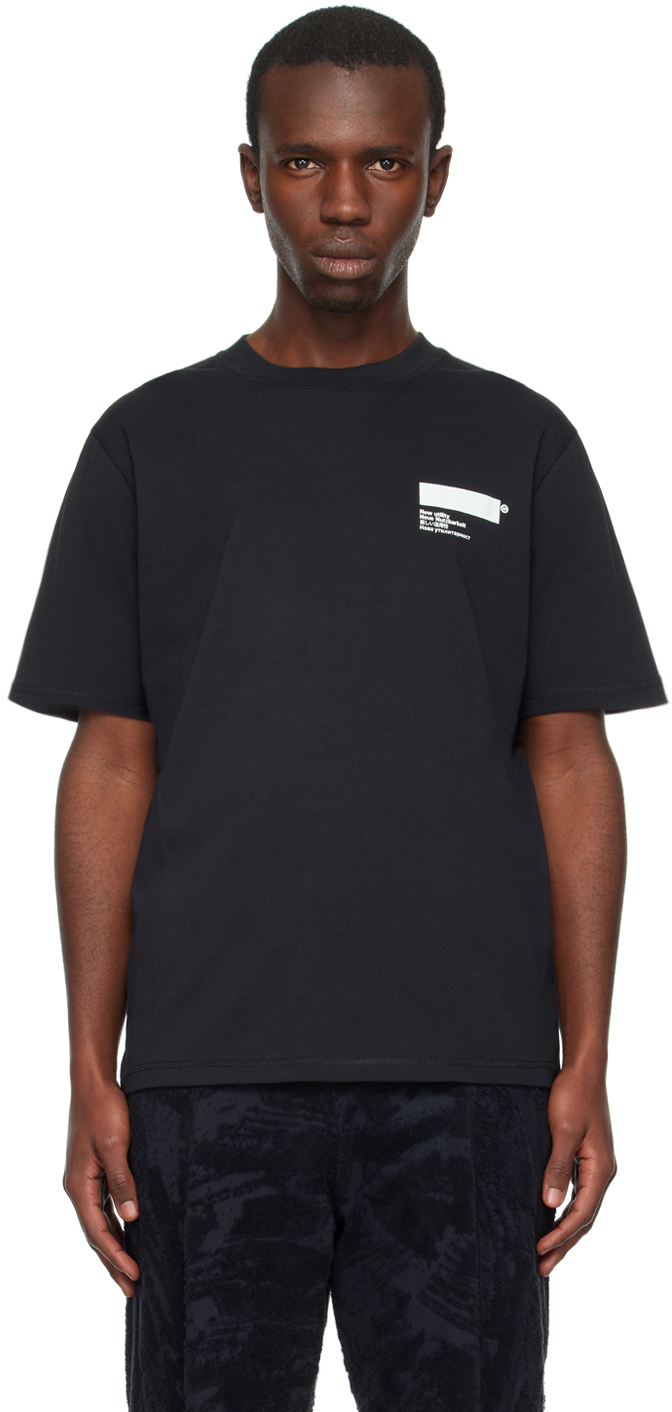 Affxwrks Black Standardized T-shirt In Deep Black