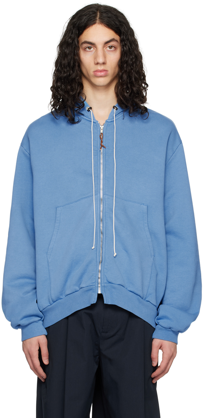 Camiel Fortgens Blue Zip Hoodie | ModeSens Camiel Fortgens Blue Zip Hoodie | ModeSens