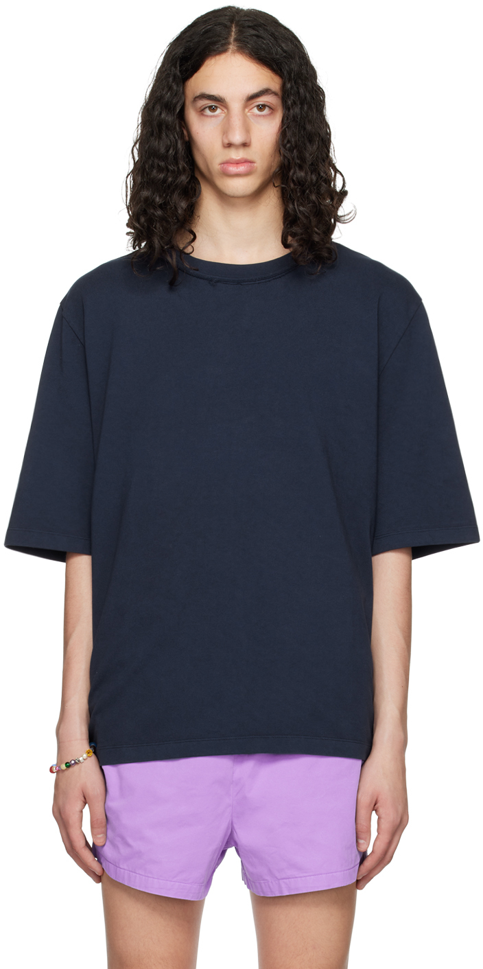 Navy Big T-Shirt by Camiel Fortgens on Sale