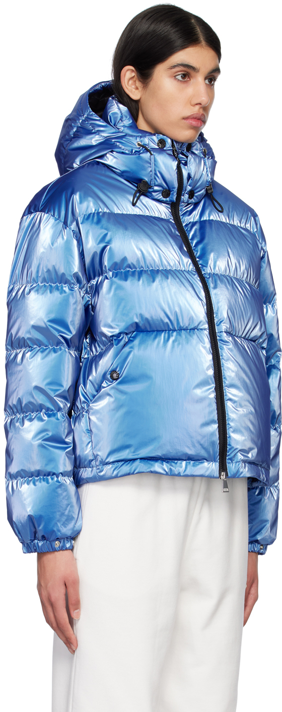 Moncler Moselotte Short Down Jacket In 71d Blue