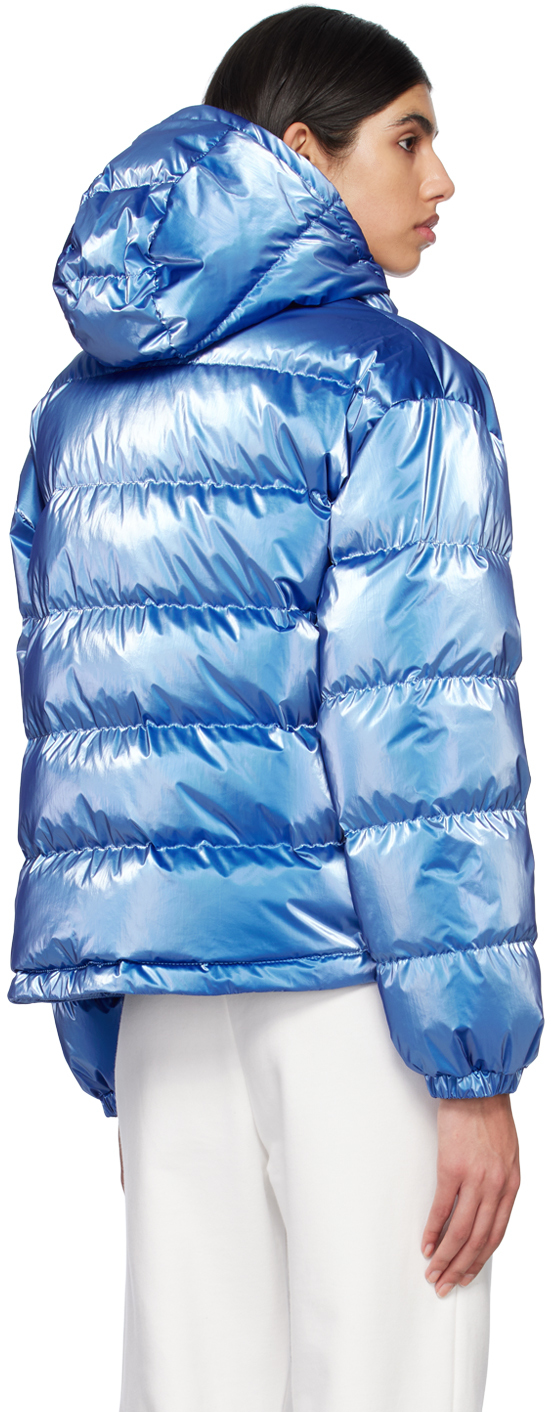 Moncler Moselotte Short Down Jacket In 71d Blue