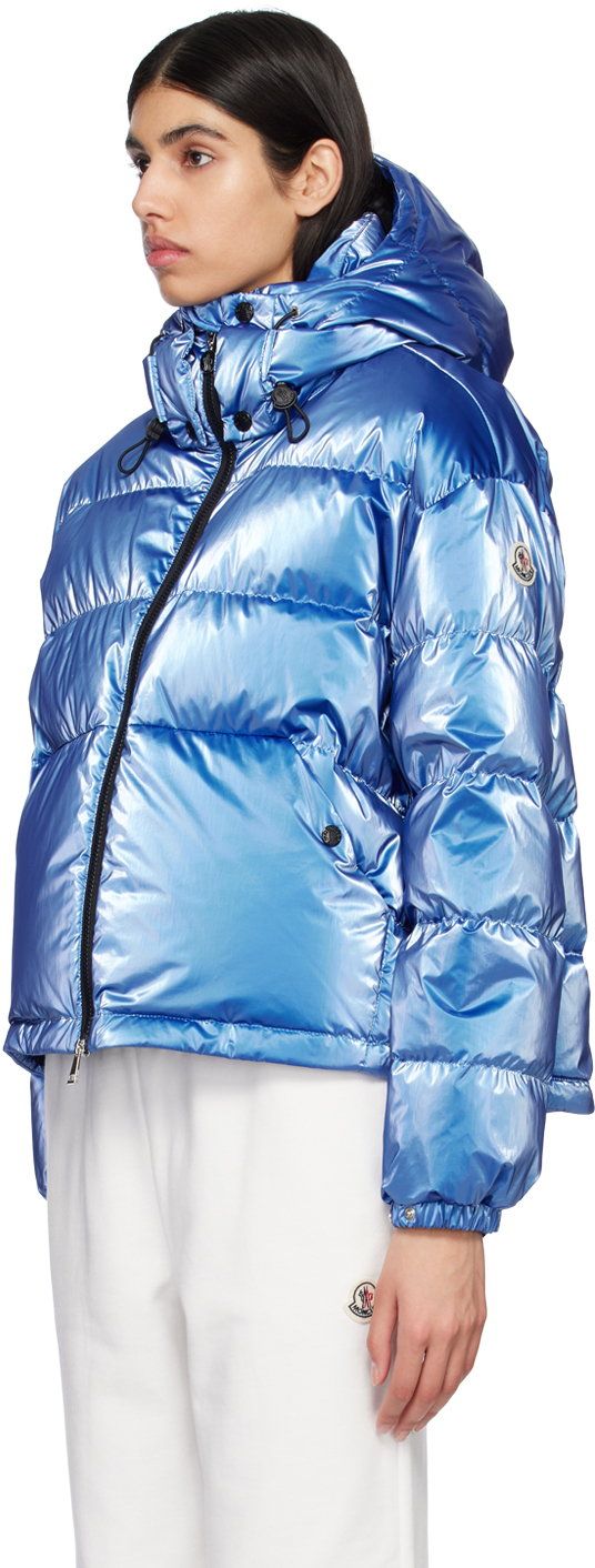 Moncler Moselotte Short Down Jacket In 71d Blue