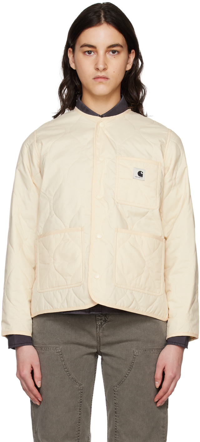 Carhartt Off-white Skyler Liner Jacket In 05xx Natural