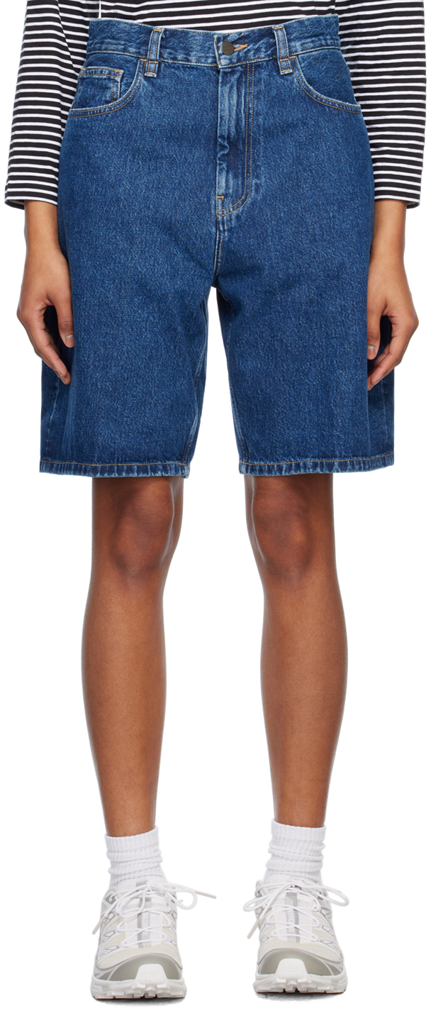 Carhartt Blue Brandon Denim Shorts