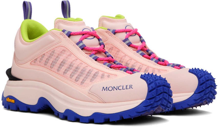 Shop Moncler Pink Trailgrip Lite Sneakers In 50n Pink