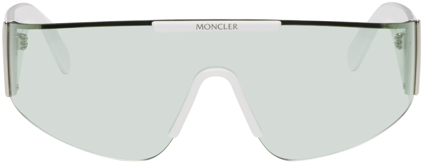 White Ombrate Sunglasses by Moncler on Sale