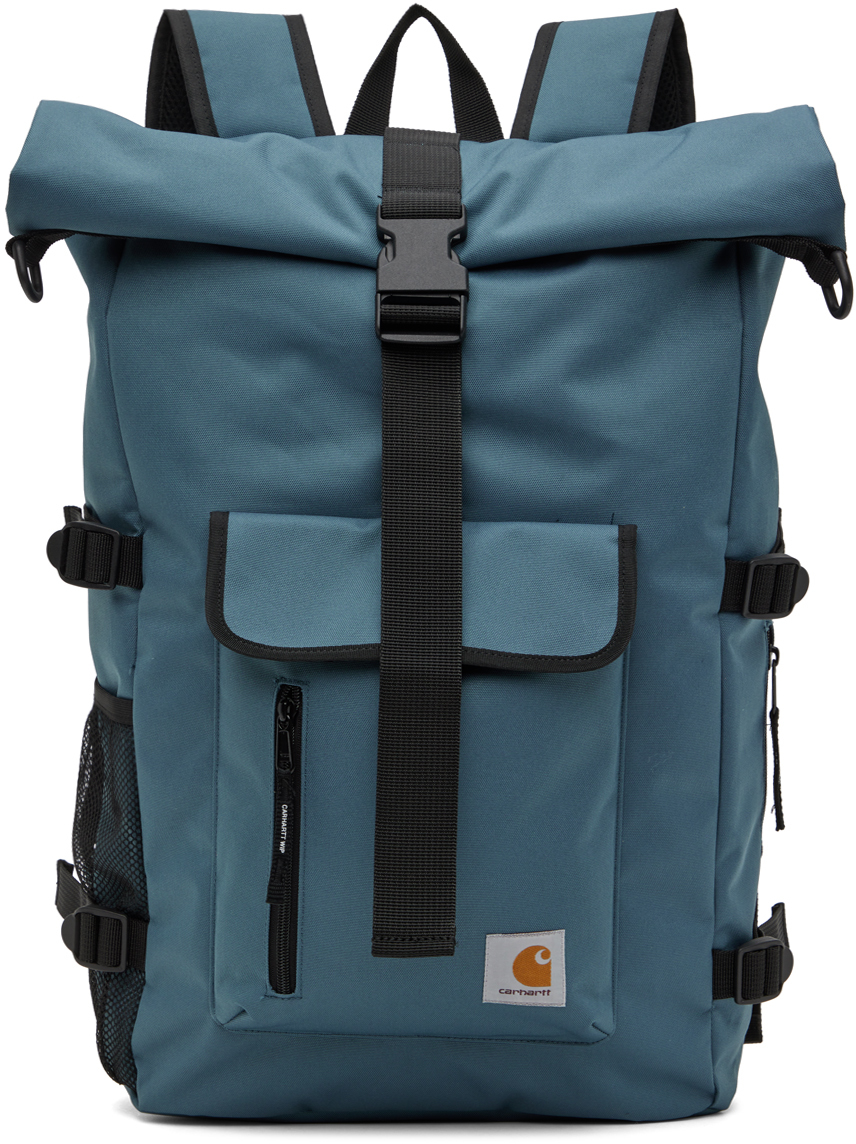 Carhartt Blue Philis Backpack In 0waxx Storm Blue