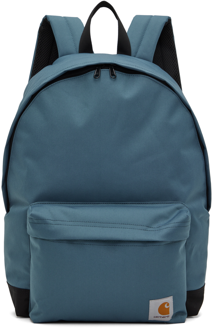 Carhartt Blue Jake Backpack In 0waxx Storm Blue