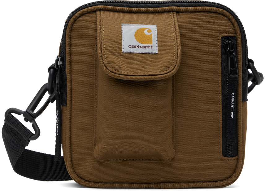 Carhartt Work In Progress: Brown Essentials Messenger Bag | SSENSE