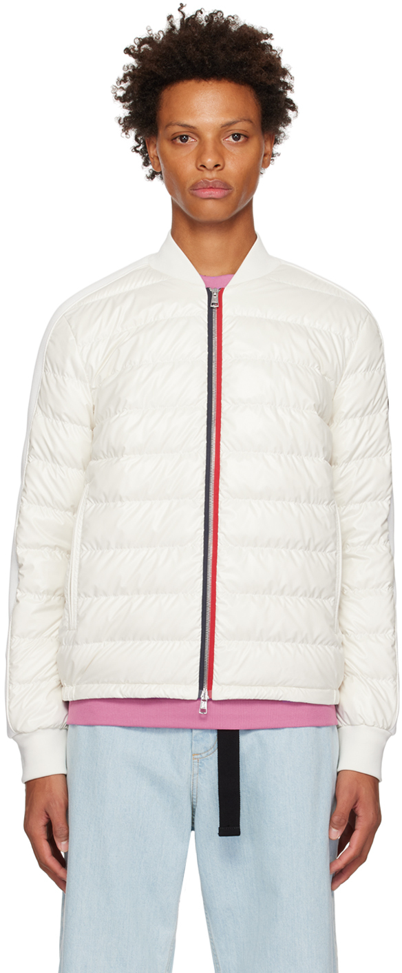 Moncler 填充飞行员夹克 In Bianco