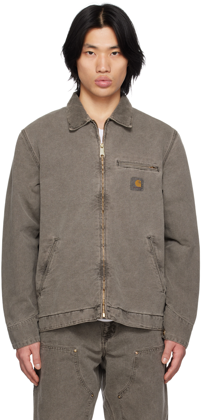 Black Detroit Jacket by Carhartt Work In Progress on Sale