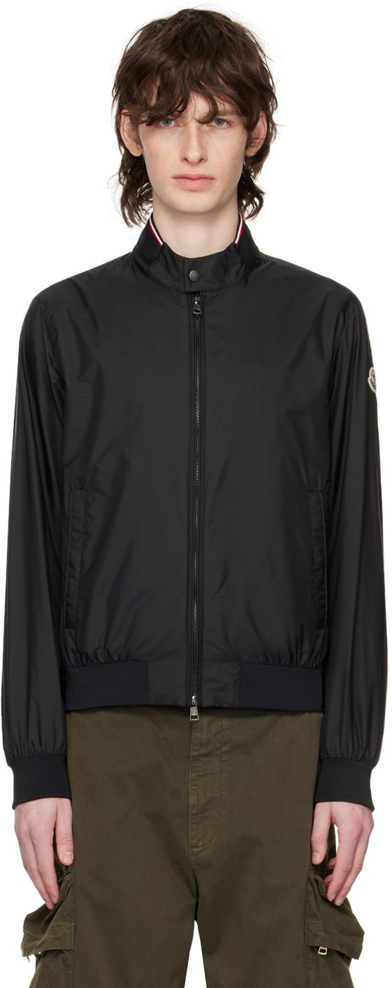 Shop Moncler Black Reppe Jacket In 999 Black