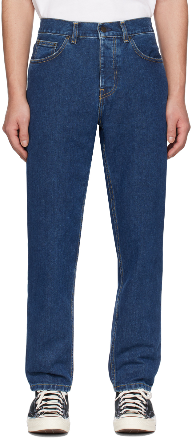 Carhartt Work In Progress: Blue Newel Jeans | SSENSE