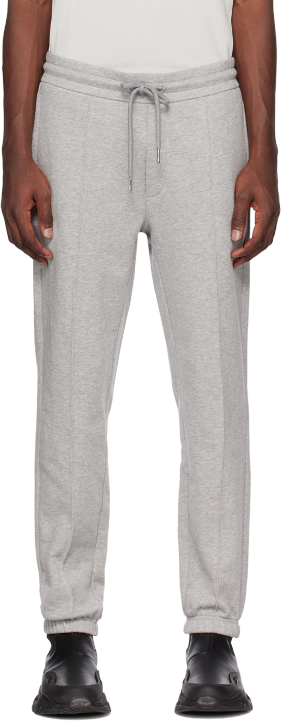Moncler: Gray Drawstring Lounge Pants | SSENSE