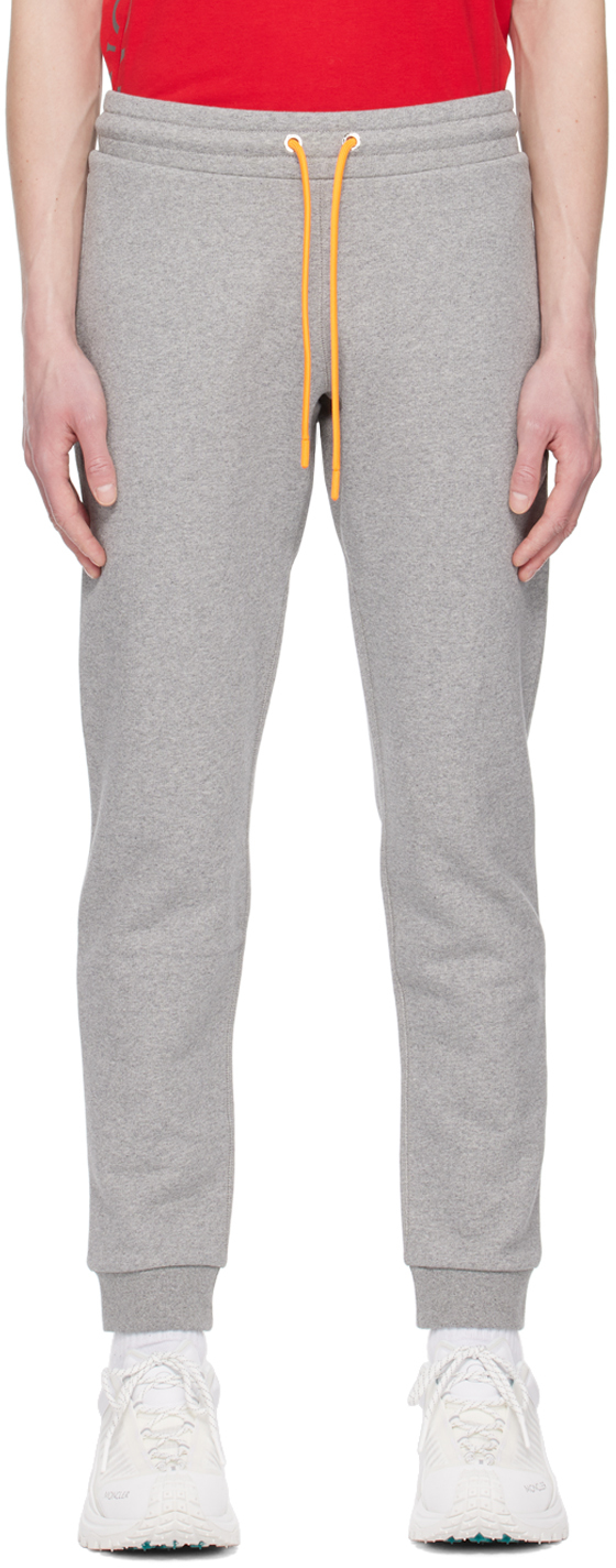 Moncler Gray Drawstring Lounge Pants In 984 Grey