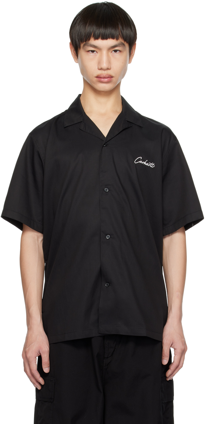 Carhartt Short Sleeve Delray Shirt In Black