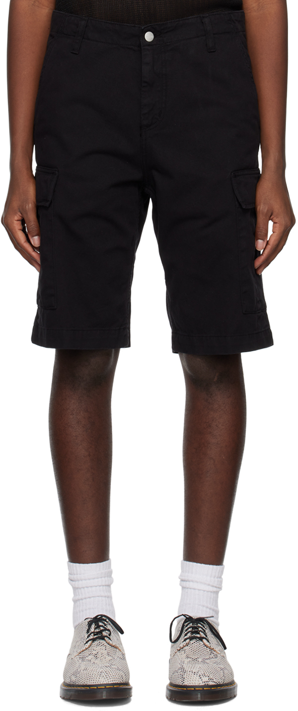 Black Regular Shorts