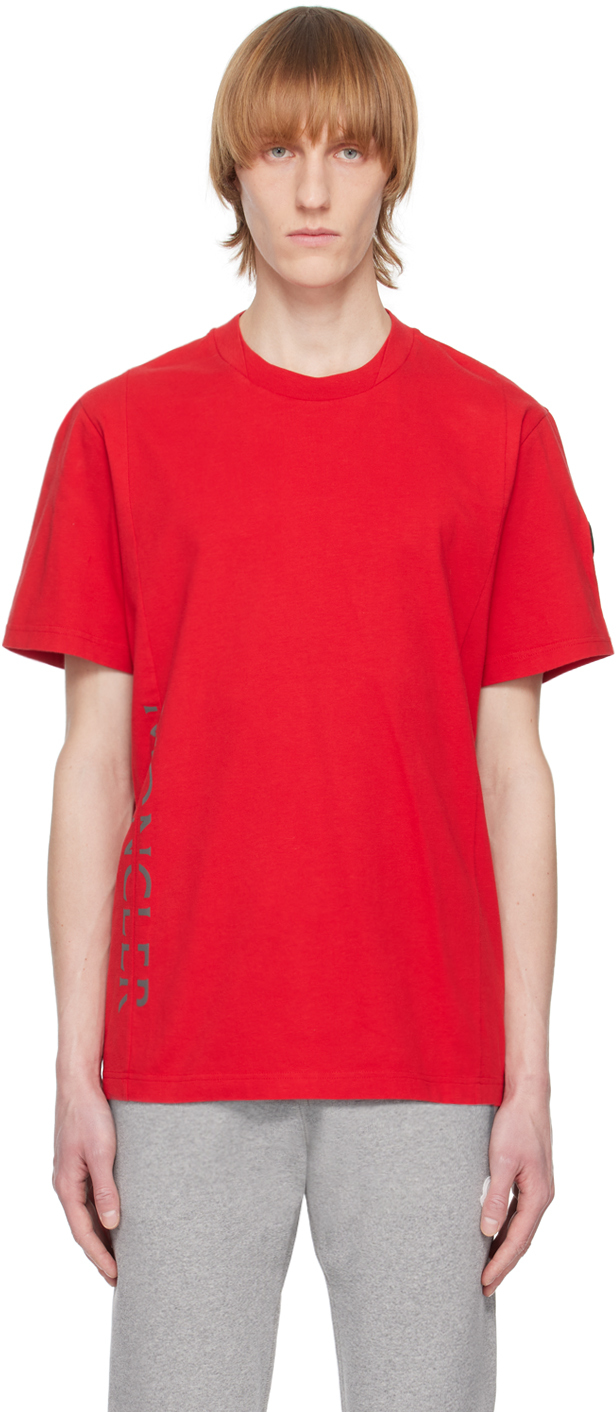 Moncler Red Crewneck T-Shirt