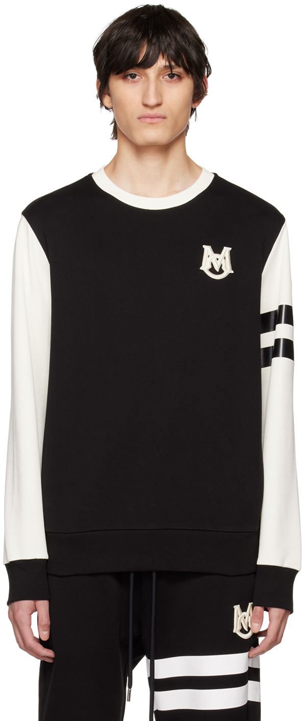 Moncler Black & White Monogram Sweatshirt