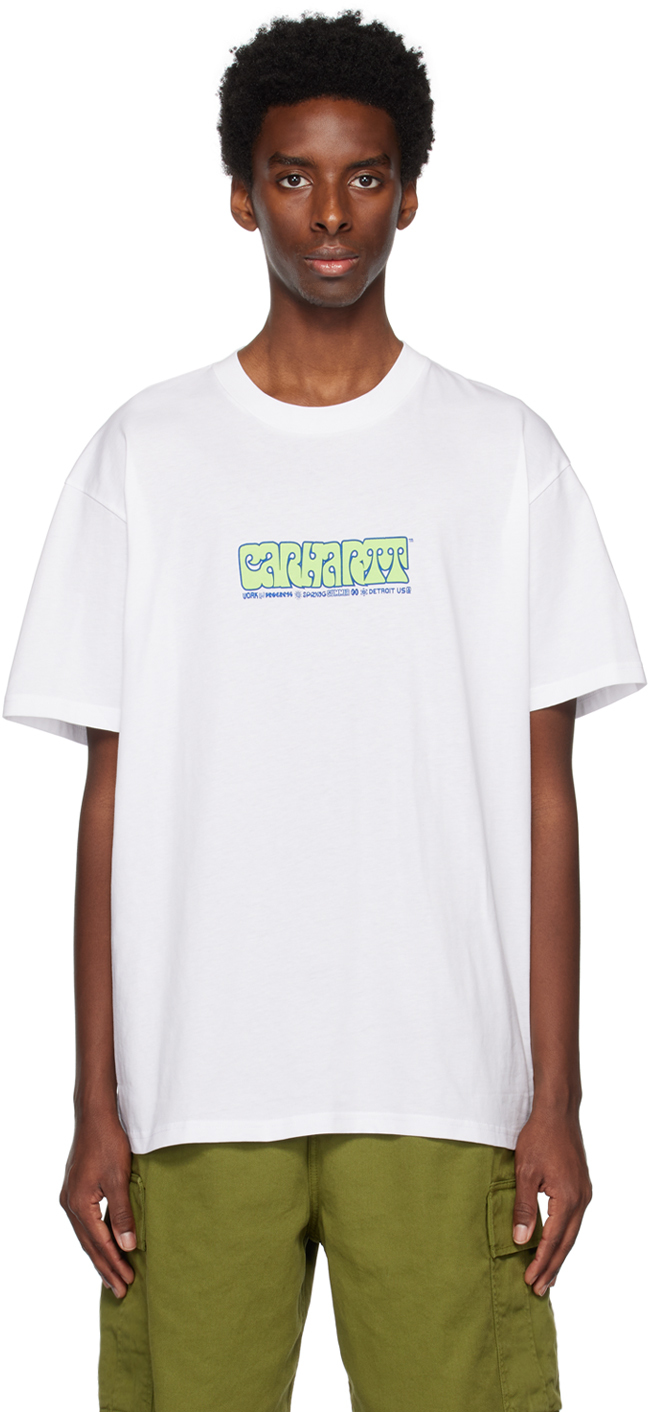 Carhartt Heat Script T-shirt In White