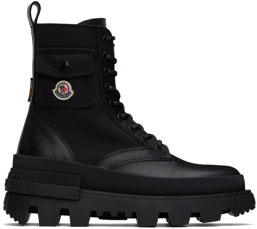 Moncler Men's Apres Trail High Quilted Cold Weather Boots | Smart Closet
