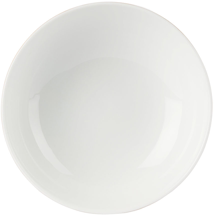 Misette White Grid Cereal Bowl Set, 4 Pcs In Grid