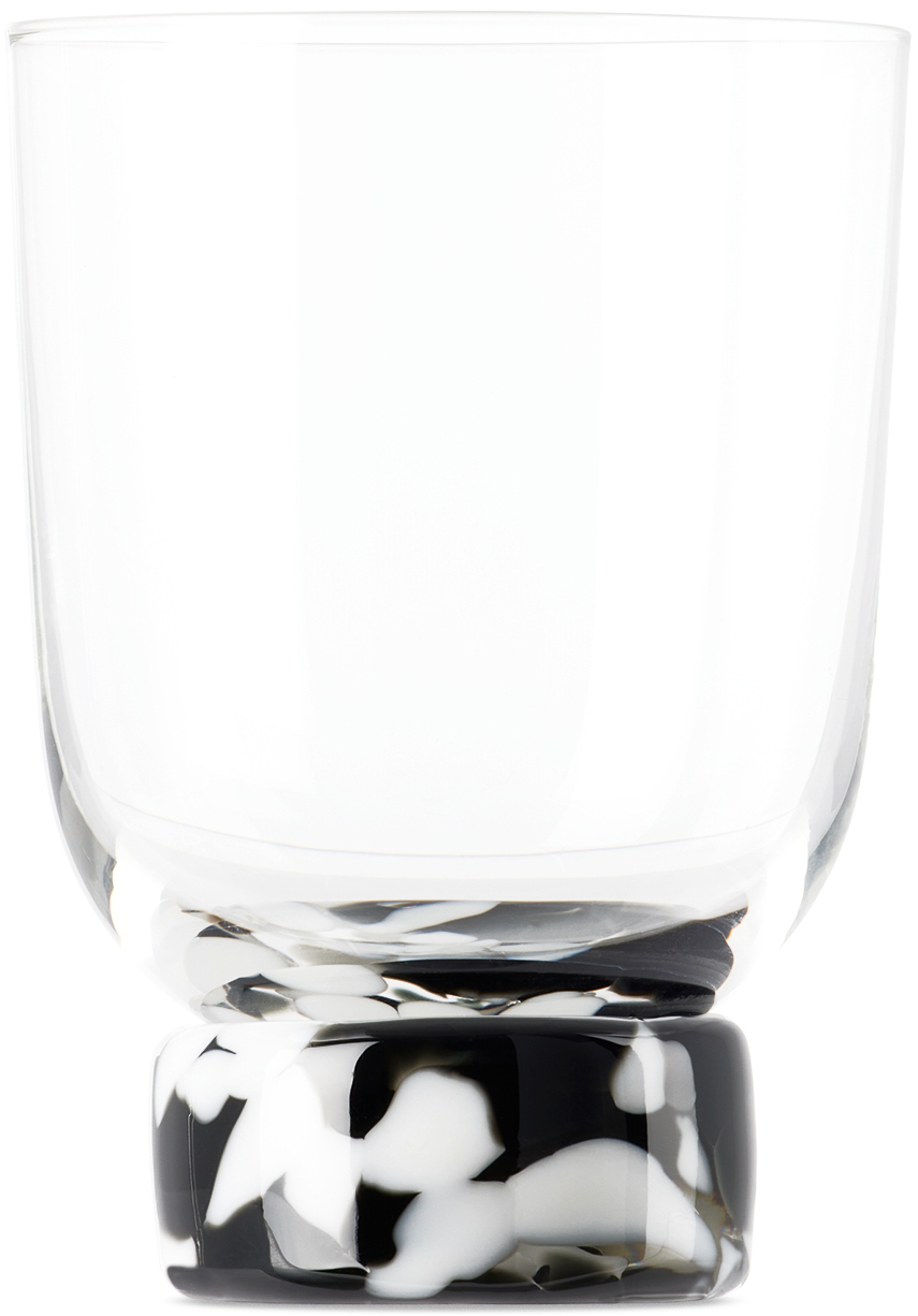 Misette Black & White Monochrome Confetti Tumbler