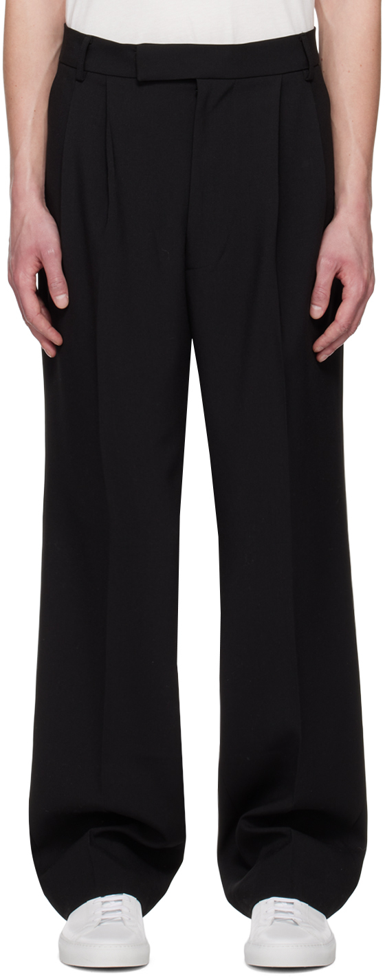 THE FRANKIE SHOP BLACK BEO TROUSERS