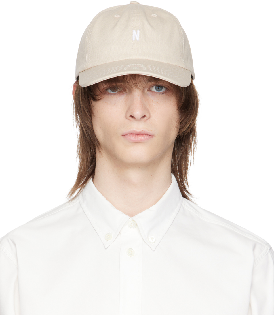 Norse Projects Off-white Sports Cap In Marble White