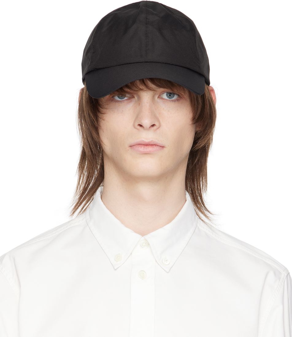 Norse Projects Black Sports Cap SSENSE UK