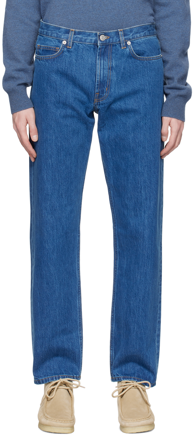 Indigo Regular Jeans by NORSE PROJECTS on Sale
