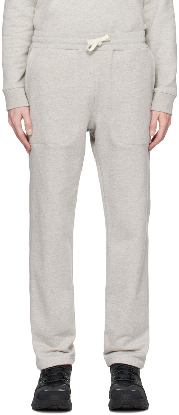 Norse Projects Grey Falun Classic Lounge Trousers In Light Grey Melange