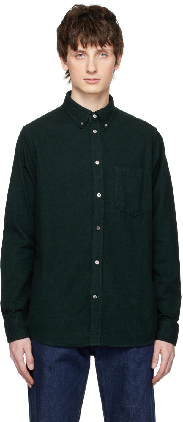 Norse Projects: Green Anton Shirt | SSENSE Canada