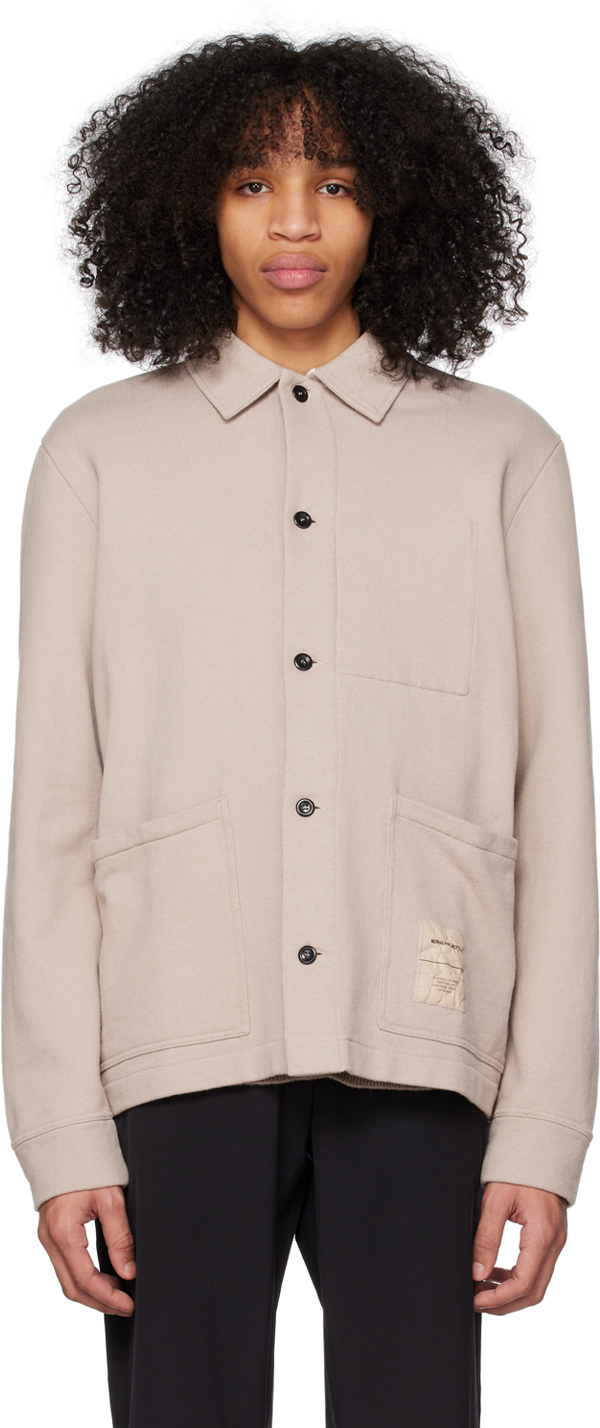 Norse Projects Jorn Tab Series Cotton Jacket In Beige