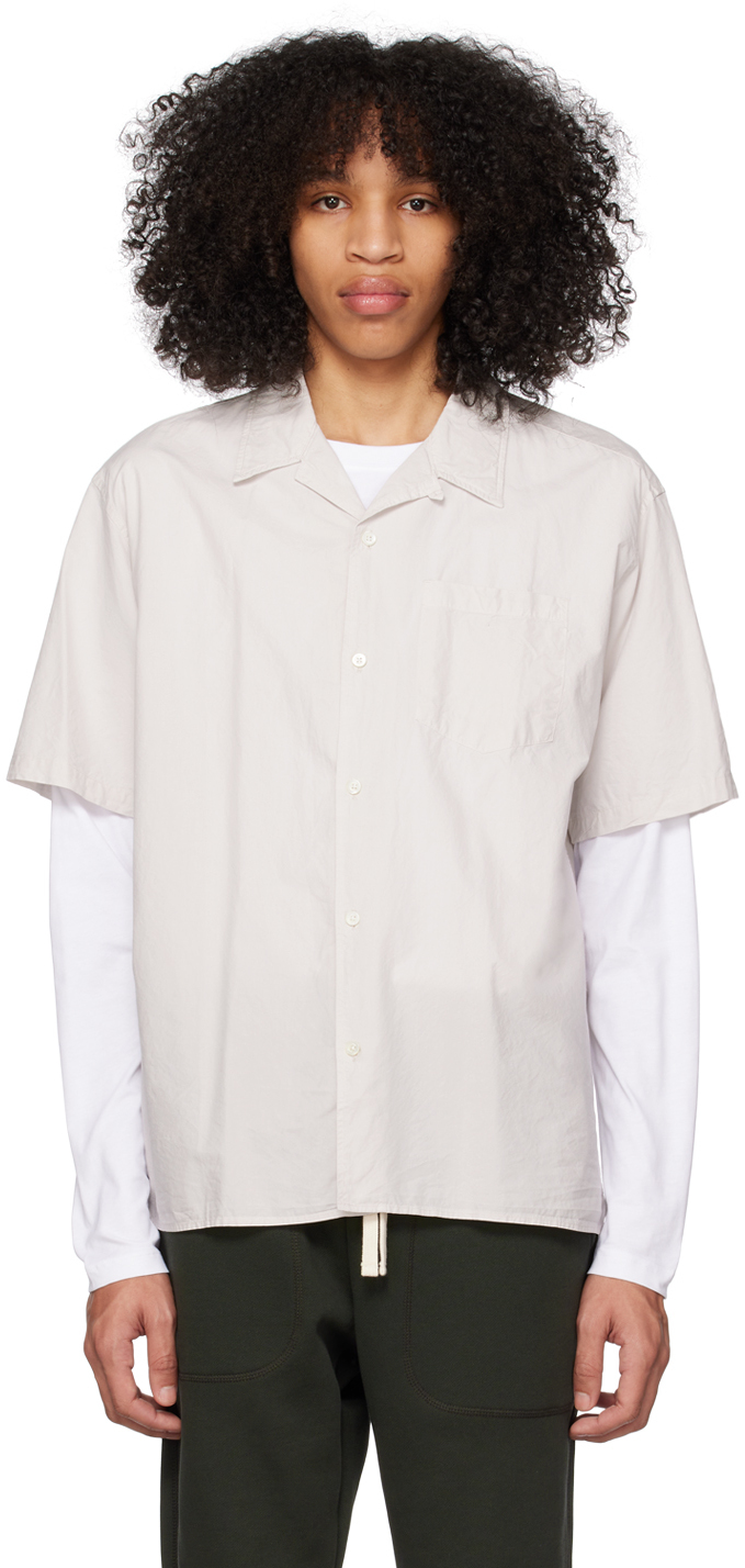 Norse Projects Beige Carsten Shirt In Marble White