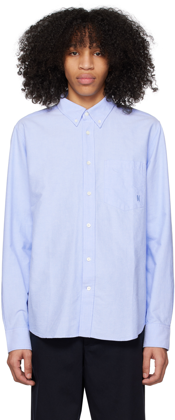 Norse Projects Blue Algot Shirt