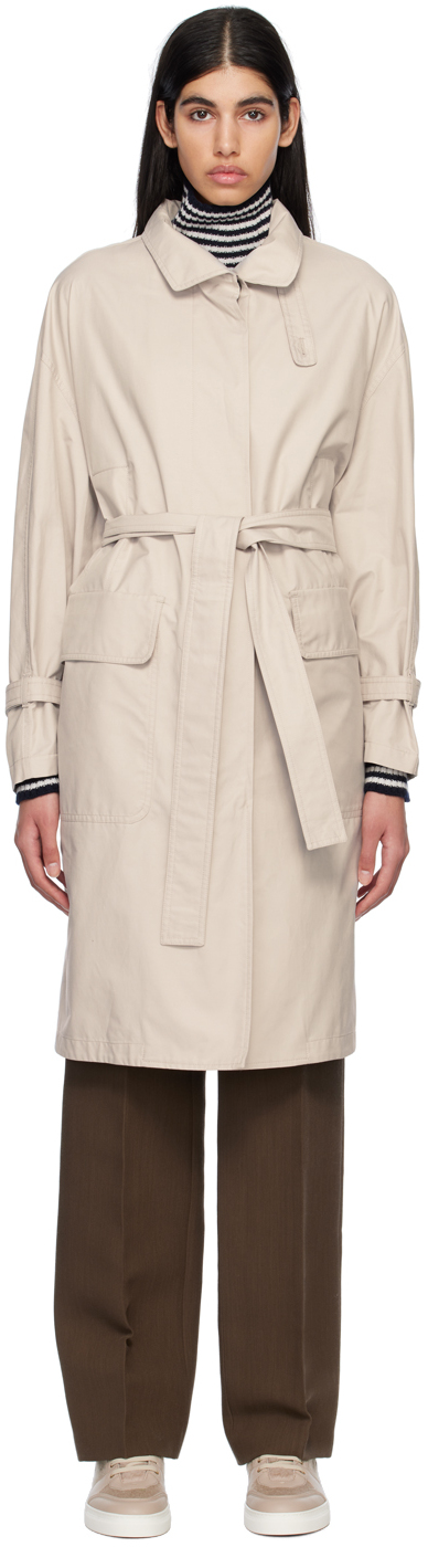 Max Mara Off-White The Cube MTrench Coat