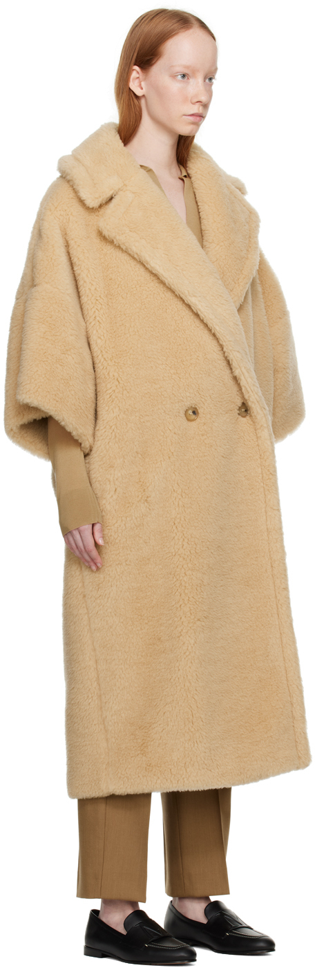 Shop Max Mara Beige Primo Coat In 009 Albino