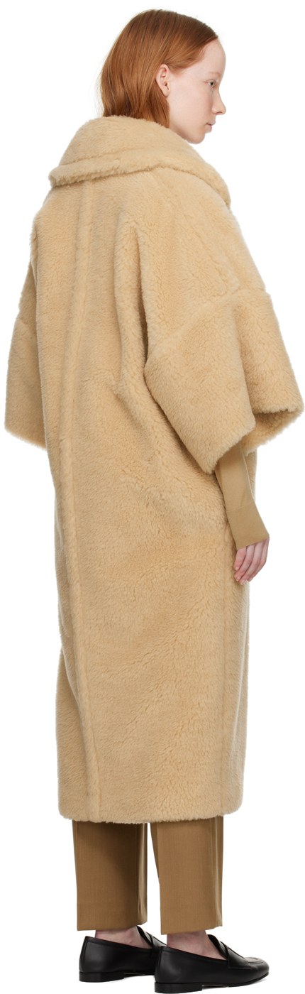 Shop Max Mara Beige Primo Coat In 009 Albino