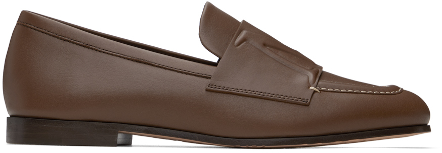 Brown Lize Loafers