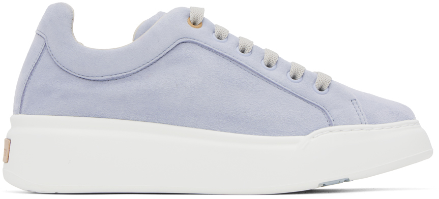 Max Mara Blue Maxisf Trainers In Gnawed Blue