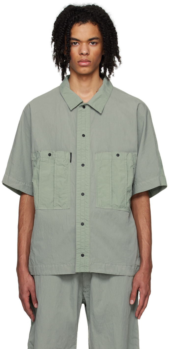 Nemen Green Atom Shirt In 305 Green Milieu