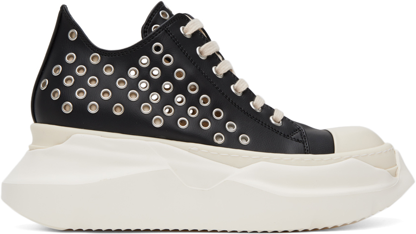 Black Abstract Sneakers by Rick Owens DRKSHDW on Sale